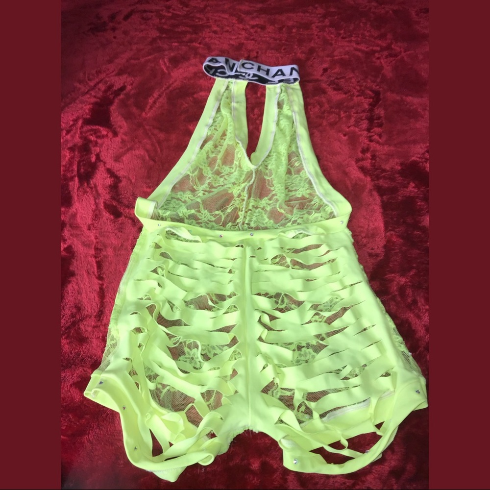 Custom neon rave/ dance fit